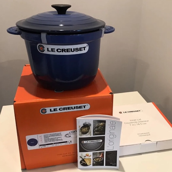 Le Creuset Kitchen Le Creuset Rice Pot 3 Qt Enameled Cast